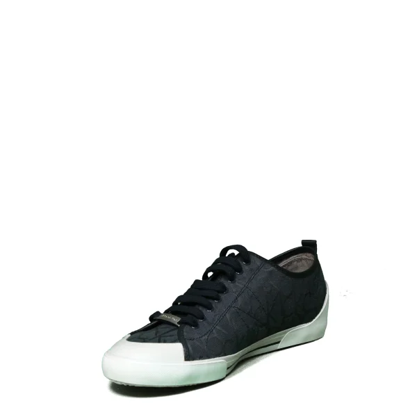 Calvin Klein Sneaker Fashion Suede & CK Logo Blue Jaquard 01150