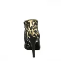 Nero Giardini tronchetto woman with heel stylet and leopardato satin black color article A9 09322 DE 100