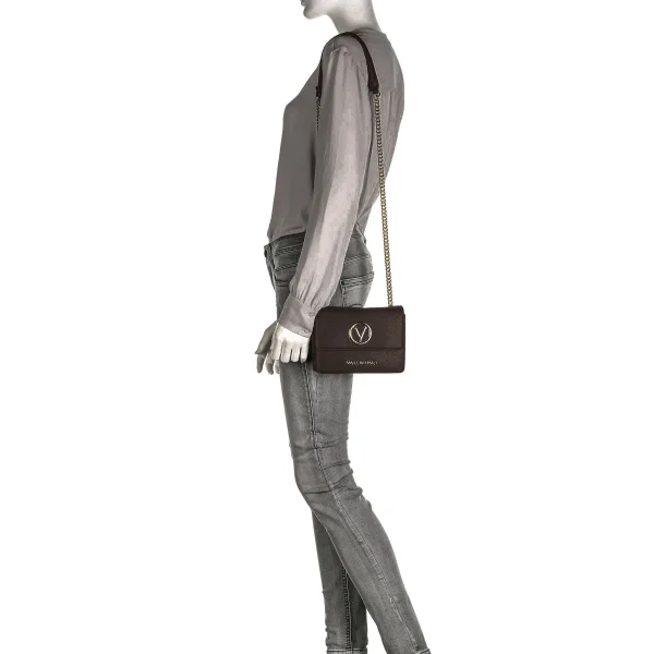 Valentino Handbags synthetic bag sax woman coffee color art. VBS3JJ03