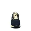 Nero Giardini sneaker woman blue color with inserts in gold laminate and glitterato article A9 08900 D 207