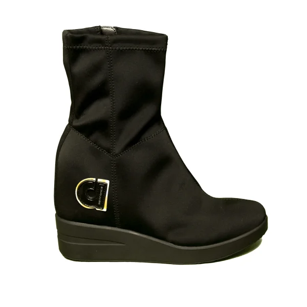 Agile by Rucoline boot woman with internal wedge black article 6221 to LYCRA