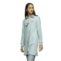 Noidìnotte dressing gown woman micropile gray melange article GE2055AB