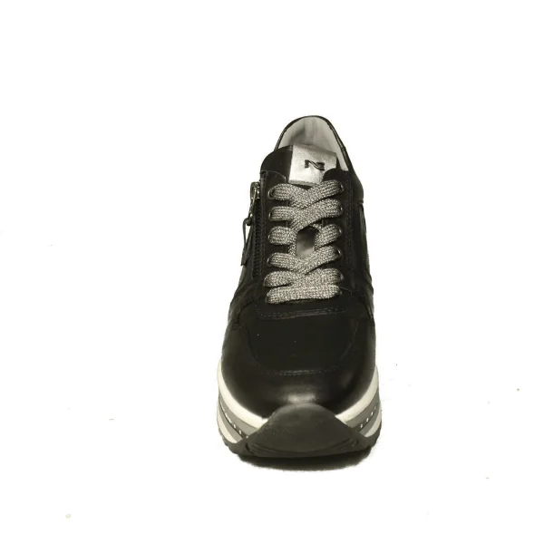 Nero Giardini sneaker donna con zeppa alta colore nero articolo A9 08910 D 100