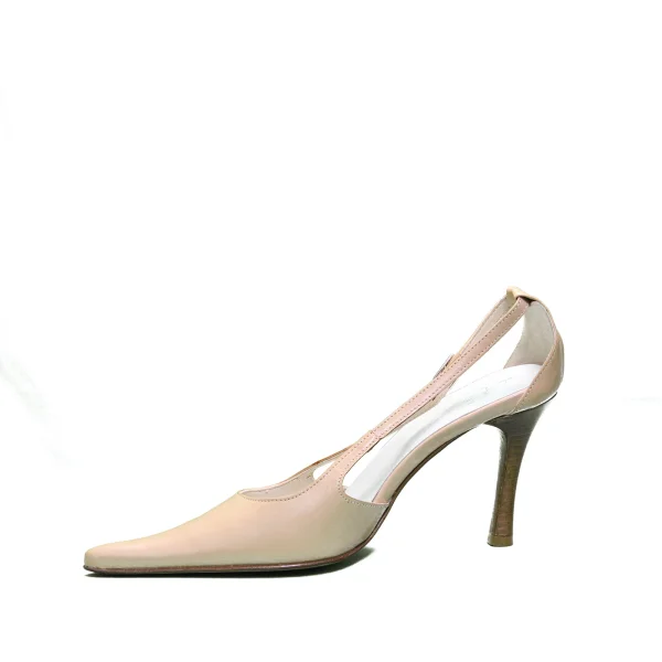 Tiffany decoltè with high heel beige color article 9001