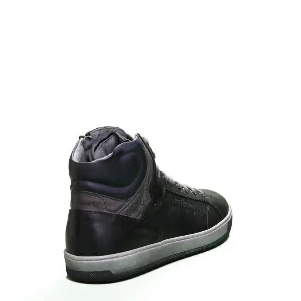 Nero Giardini sneaker high man lead color leather article A9 01230 U 100