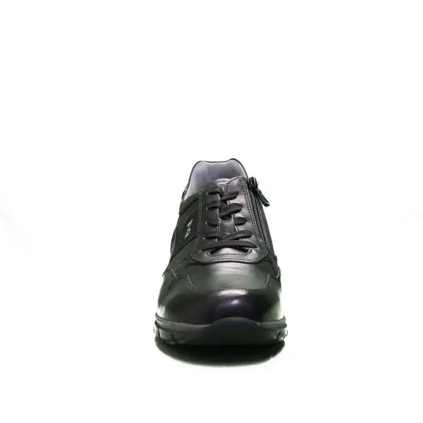 Nero Giardini sneaker man in leather black color article A9 01210 U 100