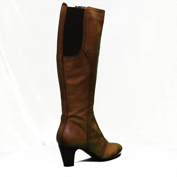 Manas boot to heel low color leather article 82050rq