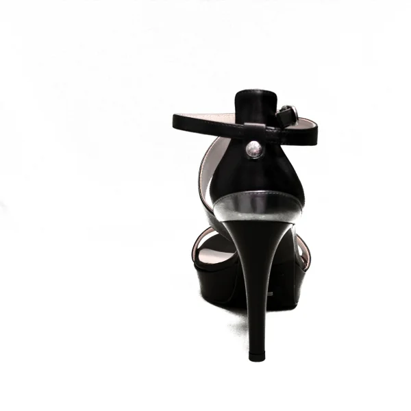 Nero Giardini sandalo elegante donna con tacco alto colore nero articolo E012820DE 100
