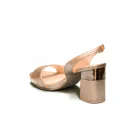 Nero Giardini sandalo donna con tacco alto color laminato phard articolo E012862DE 660
