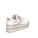 Nero Giardini sneaker donna colore bianco con inserti in oro articolo E010560D 707