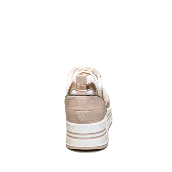 Nero Giardini sneaker donna colore bianco con contrasto laminato articolo E010567D 707