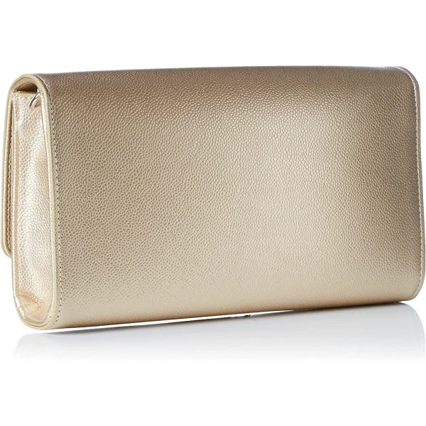 Valentino Handbags pochette color oro modello Divina articolo VBS1R401G