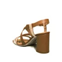 Nero Giardini sandalo donna in pelle con tacco alto color platino articolo E012563D 415