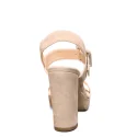 Nero Giardini sandalo donna in pelle con tacco alto color phard cipria articolo E012200D 660