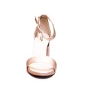 Nero Giardini sandalo donna in pelle con tacco alto color phard cipria articolo E012860DE 660
