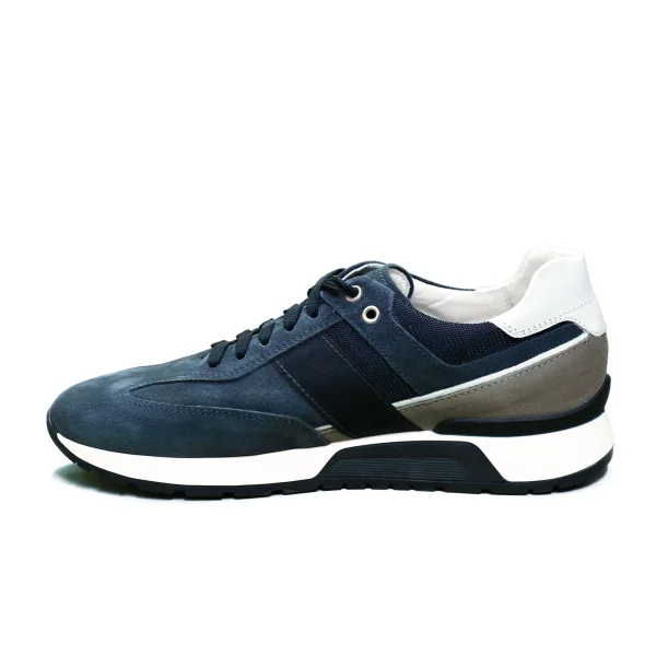 Nero Giardini men's sneaker in leather color enchantment article E001484U 207