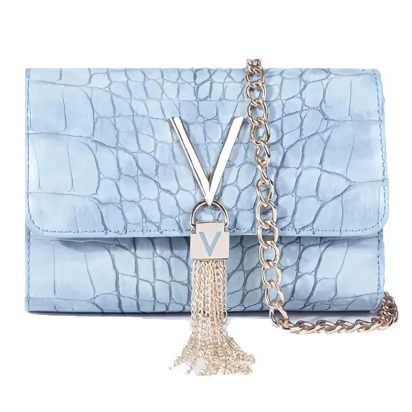 Valentino Handbags bag small color light blue model Audrey item VBS3N103C