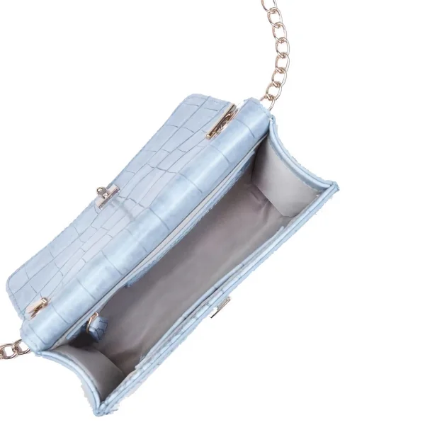 Valentino Handbags bag small color light blue model Audrey item VBS3N103C