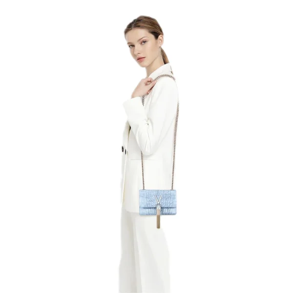 Valentino Handbags borsa piccola colore celeste modello Audrey articolo VBS3N103C