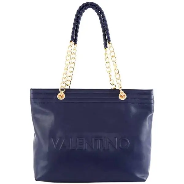 Valentino Handbags bag shopper color navy blue model Jedi item VBS42801