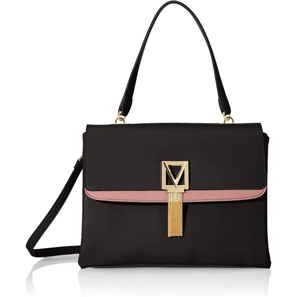 Valentino Handbags bag color black pink model Satyr article VBS3WB01