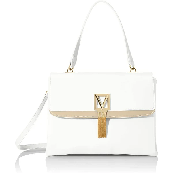 Valentino Handbags borsa colore bianco ecru modello Satiro articolo VBS3WB01