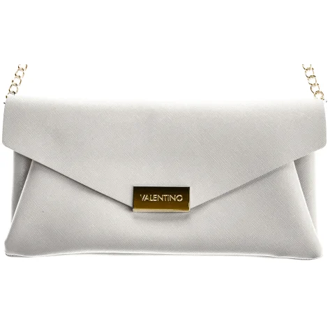 Valentino Handbags clutch bag silver model Arpie item VBS3XI01