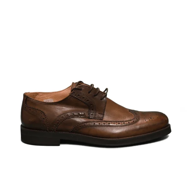 Exton scarpe francesine fatte a mano colore legno vivo articolo 5446
