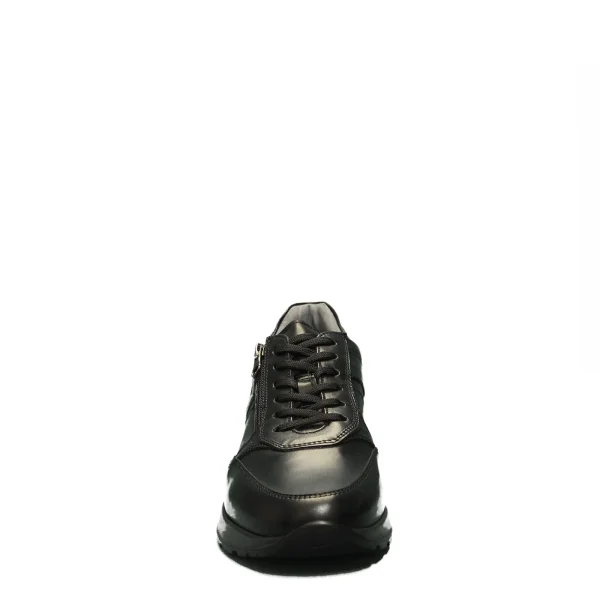 Nero Giaridni men's leather sneaker black item I001723U