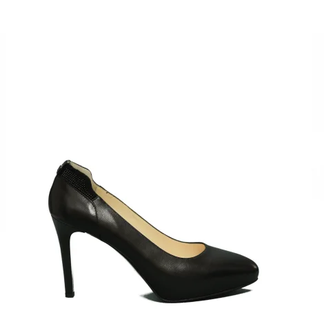 Nero Giardini decolletè woman with medium heel black color item I0134600DE