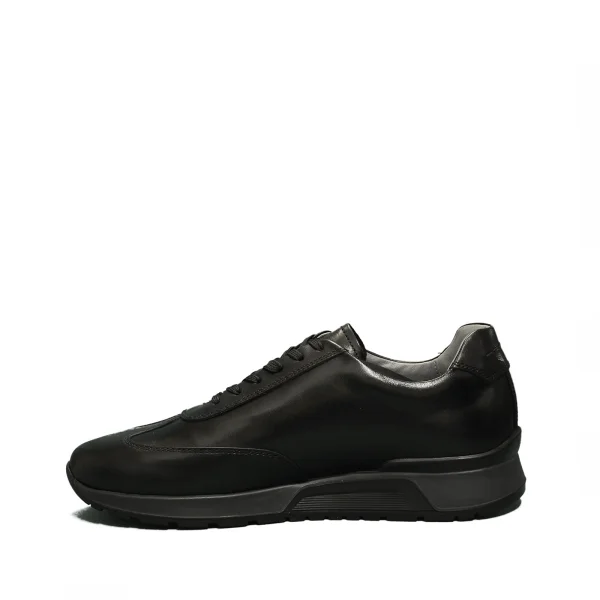 Nero Giaridni sneaker man leather black item I001724U