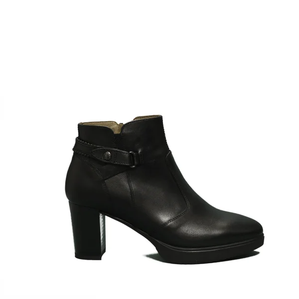Nero Giardini women's ankle boots with medium heel black color item I013005D