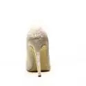 Francesco Milano High Heel Pumps With Glitter L086G Platinum