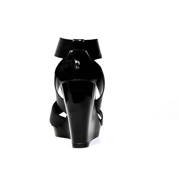 Calvin Klein sandalo elastico con zeppa Alta Art. N11074 BBK 