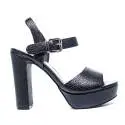 Luciano Barachini Woman Sandals Wedge Article 6043 A Black