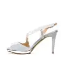 Bacta De Toi 456 0810 Silver Sandal With Heel
