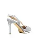 Bacta De Toi 456 0810 Silver Sandal With Heel