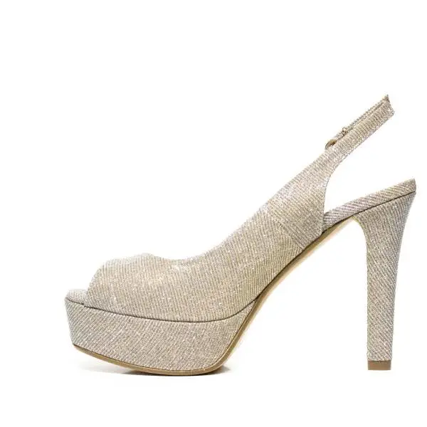 Bacta De Toi 452 940 Silver Sandal With Heel
