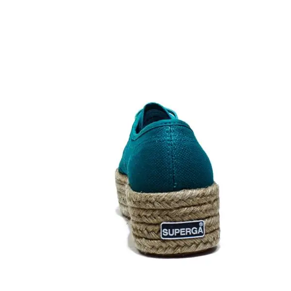 Superga Sneaker Con Zeppa Alta Art. S 0099Z0 2790-CROTOPEW WQE Green Teal