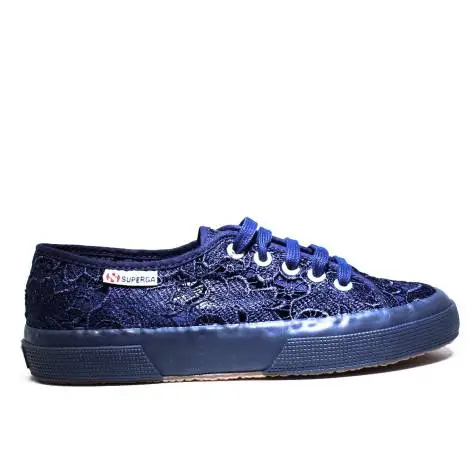 Superga Sneaker Low Ginnica Art. S 008YA0 2750-MACRAMEW 081 Blue Navy
