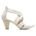 Nero Giardini Sandal Woman Heel Middle Leather Item P615552D 500 Savannah