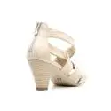 Nero Giardini Sandalo Donna Con Tacco Medio Pelle Articolo P615551D 410 Sabbia