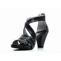 Nero Giardini Sandalo Donna Con Tacco Medio Pelle Articolo P615551D 100 Nero