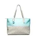 Roccobarocco woman bag RBBS0KH05 white turquoise