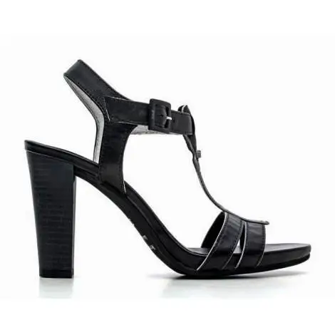 Nero Giardini Sandal High Hell Woman Leather Item P615535D 100 Black