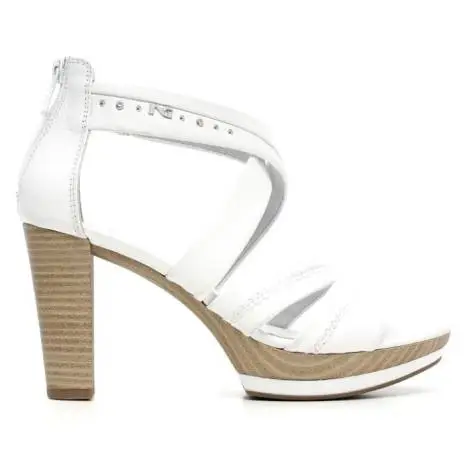 Nero Giardini Sandal High Hell Woman Leather Item P615520D 707 White