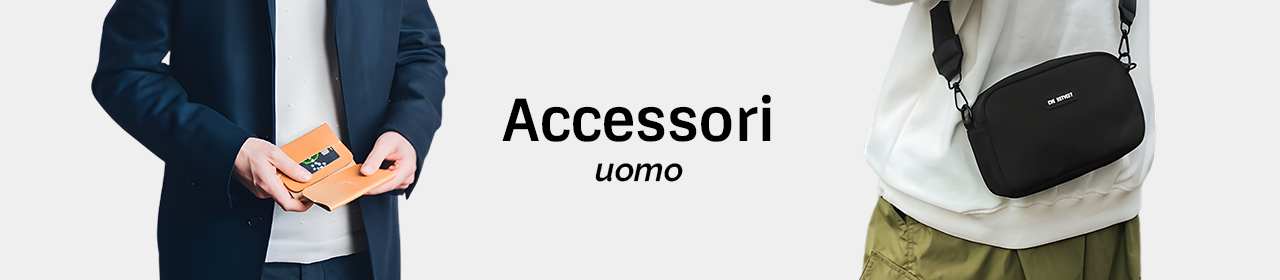 Accessori uomo cinture, portafogli in vendita