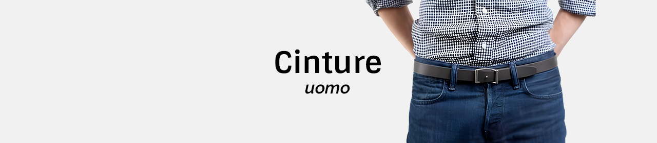 Cinture eleganti e sportive uomo in vendita